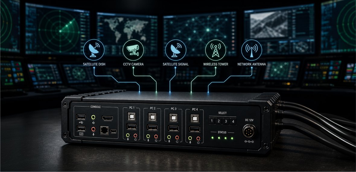 KVM Products for Defence and Military Command Centres in India: What to Look for Before You Buy